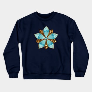 Star Flower Art Crewneck Sweatshirt